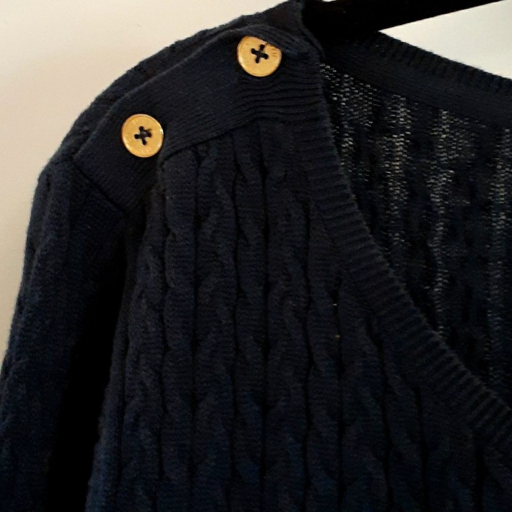 Nautica navy colored knited dress.